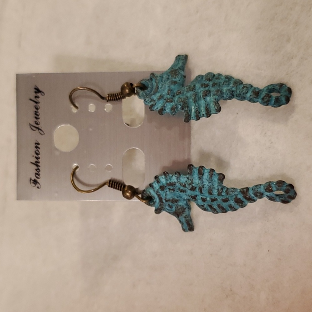 Seahorse earrings